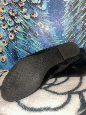 Nine West Black Velvet Ballet Flats Size 6.5 thumbnail 8