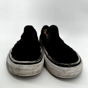 Vans Asher Platform Slip On Sneaker Low Top Classic Canvas Skater Black W9 M7.5 thumbnail 5