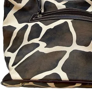 Betty Boop Faux Leather Purse Cow Spots Print Western Vintage Tote Bag thumbnail 6