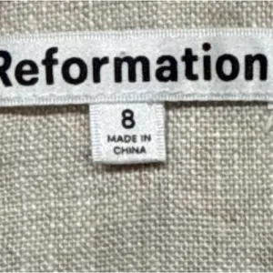 Reformation White‎ Linen Fabric thumbnail 8