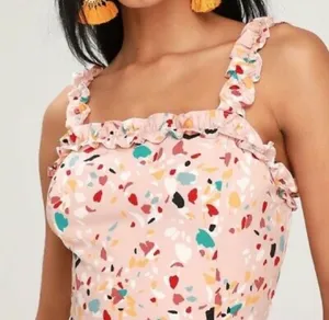 Ruffle Mini Dress thumbnail 3