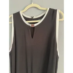 Lauren Ralph Lauren Black Wide Leg Slinky Belted Jumpsuit Size XL thumbnail 7