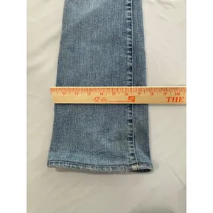 Madewell Skinny Flare Jeans High Rise Medium‎ Wash Blue Denim Size 27 thumbnail 8