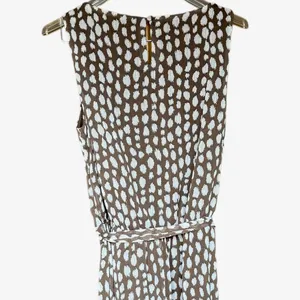 MSK‎ 90's Brown and White Dress Sz 6 thumbnail 5