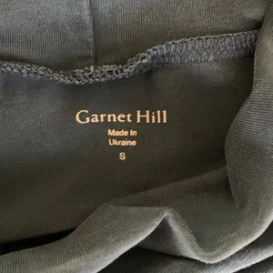 Garnet Hill‎ Blue Long Sleeve Turtleneck Small Draped Casual Relaxed Top thumbnail 3