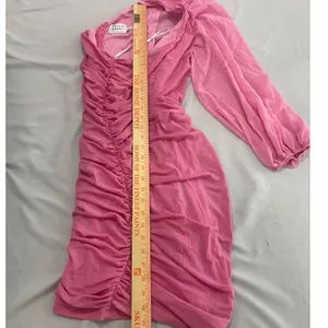 Hello Molly Pink One Shoulder Ruched Mini Dress Long Sleeve Bodycon‎ Party thumbnail 5