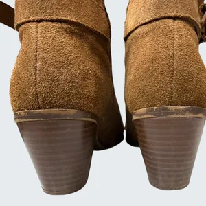 Sam Edelman Lynne Suede Ankle Boots Womens 7.5 Brown Boho Chic‎ Urban Casual thumbnail 8