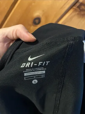 Nike athletic black pleated tennis mini skort thumbnail 3