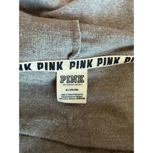 Pink Victoria’s Secret Gray Tropical Zip Up Jacket thumbnail 5