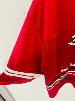 Ford Mustang crop top red thumbnail 4
