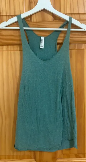 American Apparel Size Medium Green Vintage Y2K Tank Top thumbnail 1