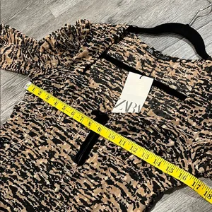 ZARA new with tag ANIMAL PRINT DRESS - med thumbnail 10