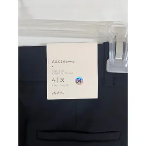 A New Day Womens High Rise Ankle Pants Black Size 4R Slightly Fitted Stretch thumbnail 8