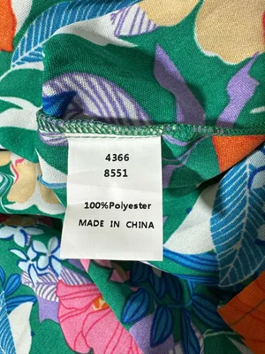 Pretty Garden Floral Cap Sleeve V neck flowy Midi Dress Size XXL new with tags thumbnail 11