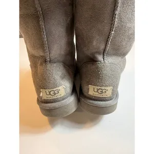 UGG Australia Classic Tall 5815 Gray Sheepskin Boots Women's Size 8 thumbnail 7