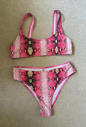 High waist bikini Pink Size L thumbnail 1