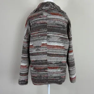 Prana Arria Wool‎ Blend Marble Chunky Knit Collared Jacket Size Small thumbnail 10