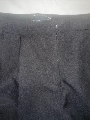 ASOS Petite Black Tailored Straight Leg Trousers Work Office Slacks Size 0 thumbnail 3
