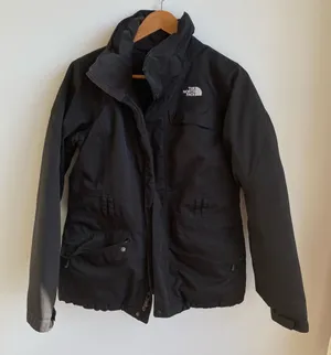 North Face HyVent 550FP Down Ski Jacket No Hood No Belt Women’s M thumbnail 1