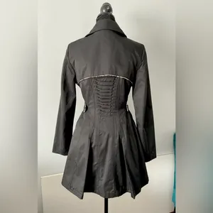 Stylish dressy BETSEY JOHNSON trench coat🔥🔥 thumbnail 2