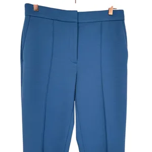 Ann Taylor Womens Blue Pintuck Front Ankle Trousers Pants Size 6 Business Casual thumbnail 4