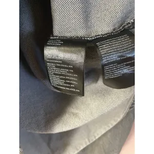 H&M Black Wash Denim Shirt Jacket Size S GUC thumbnail 5