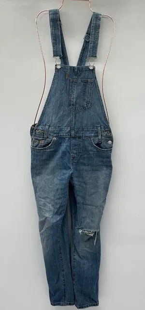 Levi's Denim Overalls With Distressed Knee Size XXS thumbnail 1