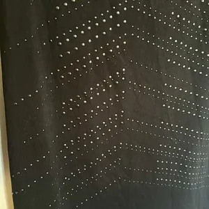 Vince‎ Camuto Studded Long Sleeve Knit Career Dress Women's Medium Black thumbnail 4