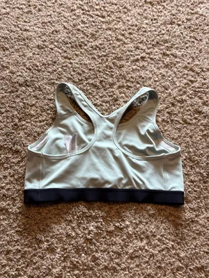 Nike sage green sports bra thumbnail 2