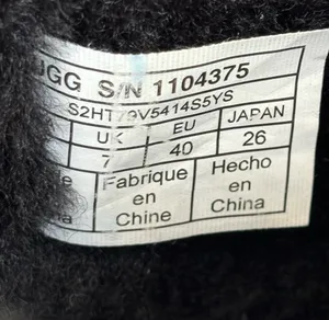 Ugg Marciela Boots Black Suede Shearling Mid Calf Size 9 thumbnail 7
