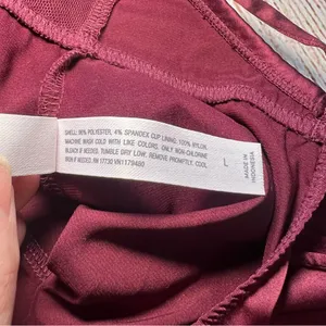 Auden Satin Babydoll Lingerie‎ Slip Dress Women's Size Large Strappy Burgundy thumbnail 10
