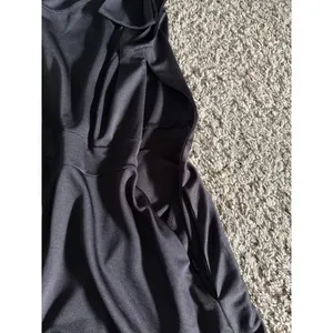 Jasambac Women's Black One Shoulder A Line‎ Dress Size Large thumbnail 9