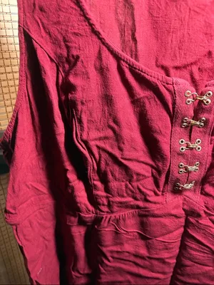 torrid Deep Red Sleeveless Hook-Front Tank thumbnail 3