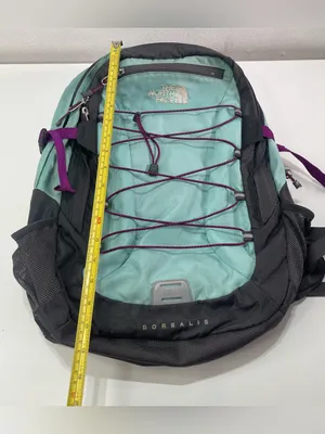 The North Face Borealis Backpack Aqua Purple Hiking Travel Daypack Outdoor thumbnail 2