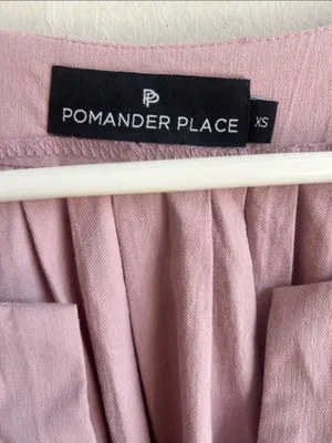 Tuckernuck Pomander Place Finley Flutter Sleeve Mauve Pink Mini Dress Size XS thumbnail 11