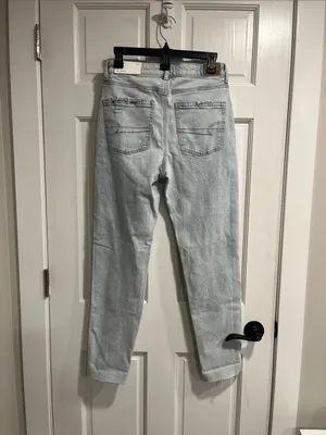 American Eagle Super High-Rise Mom Jean Strigid Size 2 NWT thumbnail 5