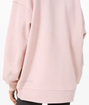 Lululemon Perfectly Oversized Crew Porcelain Pink 6 thumbnail 8