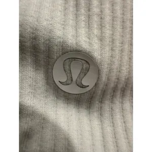 Lululemon Ebb to Street Long Sleeve Crop Top White Ribbed Knit‎ Size 4-6 thumbnail 4