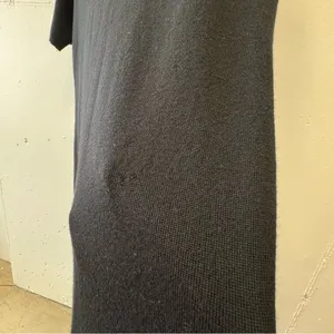 Brooks Brothers‎ Leather Combo Wool Knit Shift Midi Dress Black XL thumbnail 10
