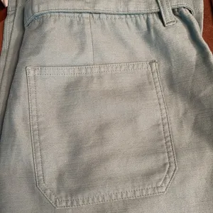 J Crew Factory women’s Cropped twill paper-bag pant green Size 12 NWOT thumbnail 7