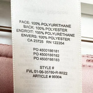 Aritzia Babaton‎ Command Pants Size 2 Faux Leather Red Willow Pink Corpcore Geek Chic thumbnail 8