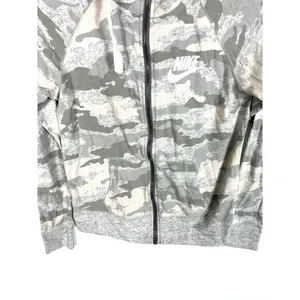 Nike Women Camo Full‎ Zip Hoodie Lightweight Casual Athletic women's Size Small thumbnail 3