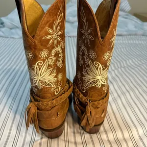 Shyanne Cowgirl Leather Boots Size 8.5 B thumbnail 4