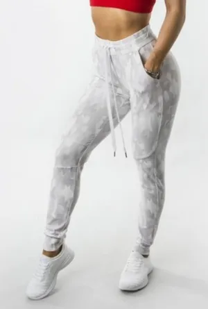 Buffbunny Jasmine Joggers Snow Camo M Medium (?) Athletic thumbnail 1