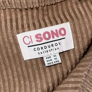 Ci Sono Corduroy Collection Womens Long‎ Sleeve Button Up Shirt Jacket Brown XL thumbnail 4