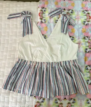 Anthropologie Multicolor Top thumbnail 1