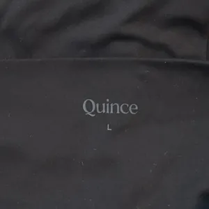 Quince Size L Ultra Form High Rise Leggings Black 25” Inseam thumbnail 4