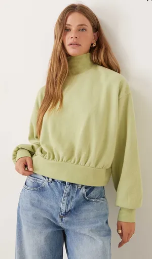 Green asos sweater  thumbnail 1