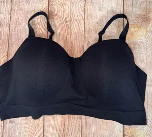 Truekind Black Wireless Bra 2XL Size XXL thumbnail 1