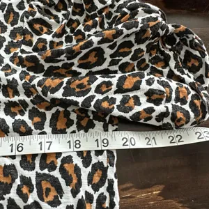 Loft A.L.C. Kati Tee Sz M leopard-print cotton puff sleeves thumbnail 7